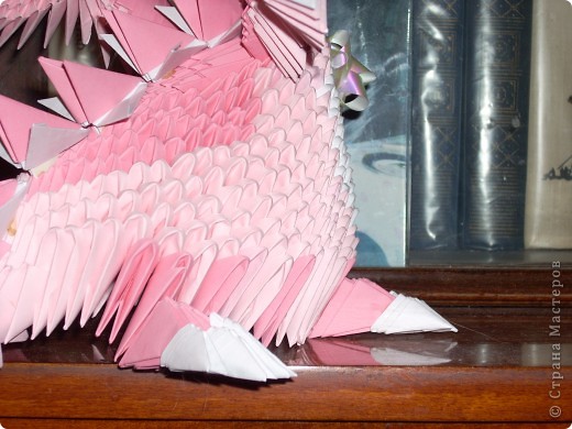 Мастер-класс Оригами модульное: Динозаврик Бумага Новый год. Фото 21