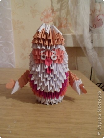  Поделка, изделие Оригами модульное: Дедушка Мороз Бумага Новый год. Фото 1