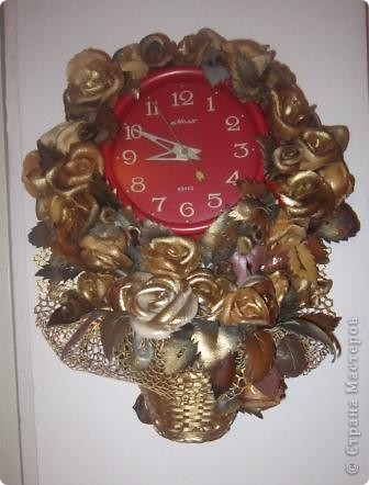 Мастер-класс Коллаж, Лепка: Обновляем часы для соседа. Фото 1 Мастер-класс Коллаж, Лепка: Обновляем часы для соседа. Фото 1