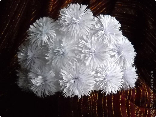 Новогодние аксессуары: снежный веер и корона.. Фото 3