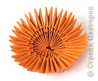 Апельсин модульное оригами