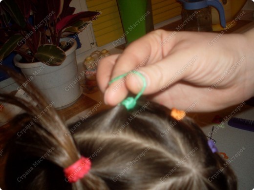  Мастер-класс, Прическа Плетение: МК Прически для любимой дочурки "Веночек". Фото 10