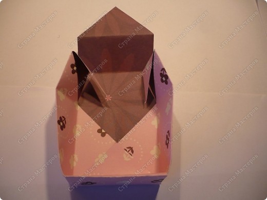 Мастер-класс, Упаковка,  Моделирование, : Коробочка для подарка МК. Бумага . Фото 12