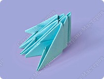 Дед Мороз модульное оригами
