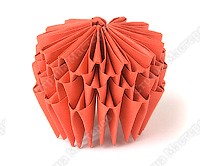 Morango modular origami