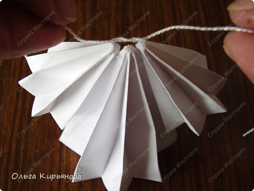 Мастер-класс, Оригами модульное, : Ангел из модуля кусудамы "Супершар" Бумага Рождество, . Фото 7