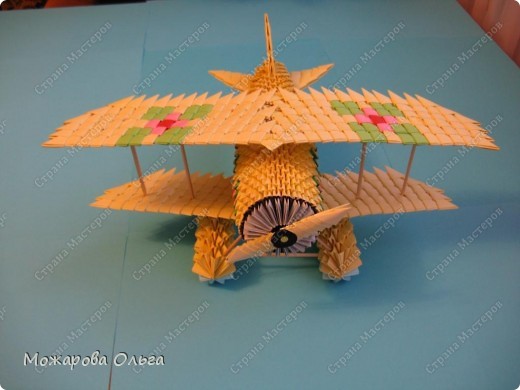 Как сделать самолет из модульного оригами
