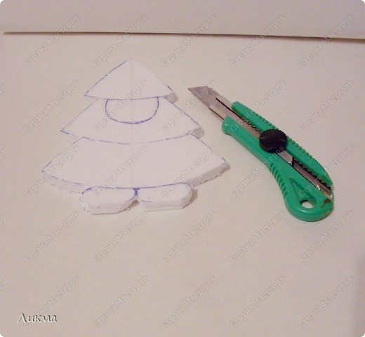  Мастер-класс Торцевание: В лесу родилась елочка Ткань Новый год. Фото 5