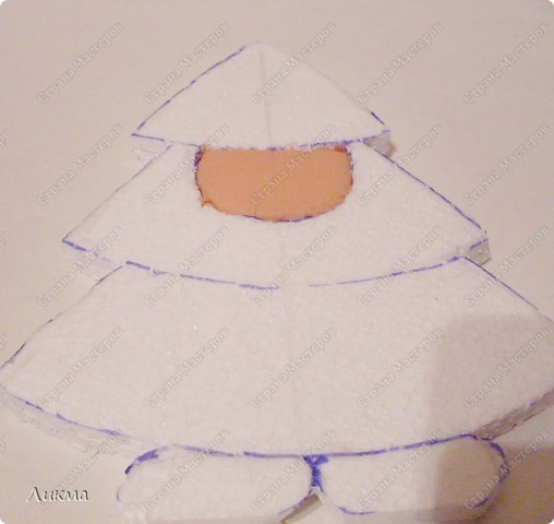  Мастер-класс Торцевание: В лесу родилась елочка Ткань Новый год. Фото 11