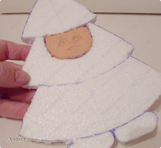  Мастер-класс Торцевание: В лесу родилась елочка Ткань Новый год. Фото 12