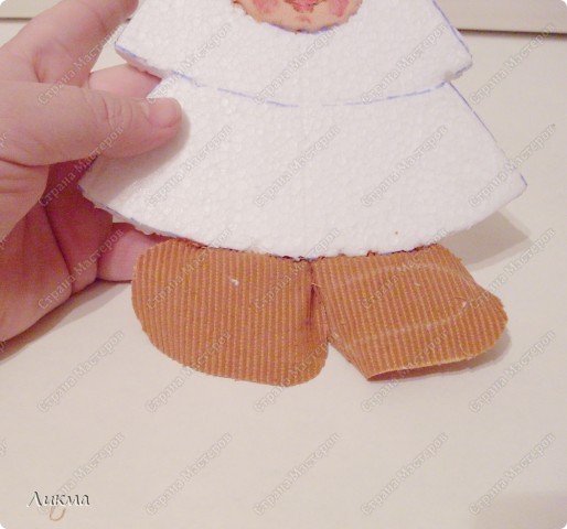  Мастер-класс Торцевание: В лесу родилась елочка Ткань Новый год. Фото 15