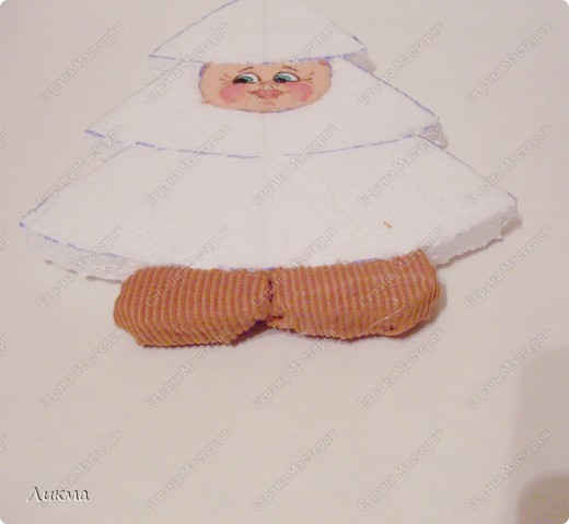  Мастер-класс Торцевание: В лесу родилась елочка Ткань Новый год. Фото 17