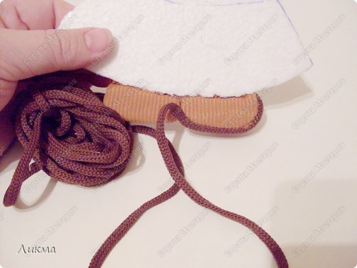  Мастер-класс Торцевание: В лесу родилась елочка Ткань Новый год. Фото 18