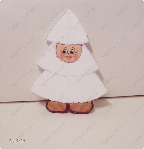  Мастер-класс Торцевание: В лесу родилась елочка Ткань Новый год. Фото 19