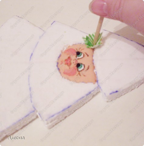  Мастер-класс Торцевание: В лесу родилась елочка Ткань Новый год. Фото 22