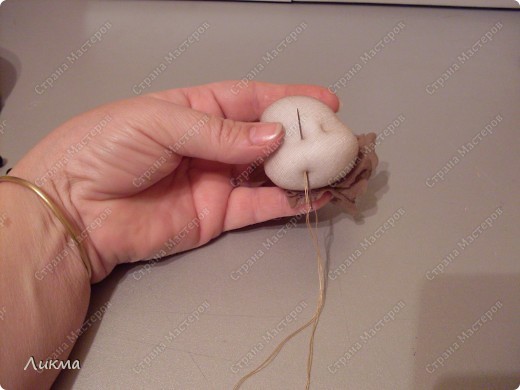  Мастер-класс Шитьё: Игольница-черепашка Танюшка. Материал бросовый. Фото 12