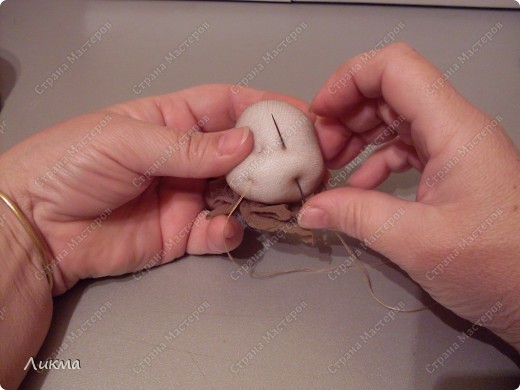  Мастер-класс Шитьё: Игольница-черепашка Танюшка. Материал бросовый. Фото 13