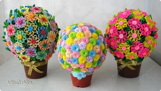 Красивые поделки – цветочные шары. Обсуждение на LiveInternet - РоссийскийСервис Онлайн-Дневников