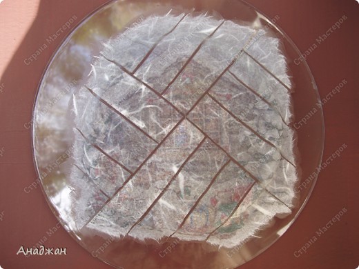 Мастер-класс Декупаж: Тарелочка  в стиле псевдо-мозаики +МК Салфетки Отдых. Фото 7