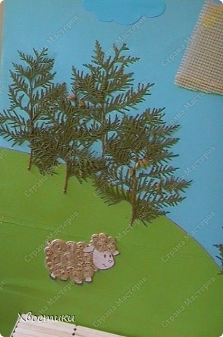 Картина, рисунок, панно Аппликация, Моделирование: Физкульт-привет!!! Бутылки пластиковые, Канва, Картон, Картон гофрированный, Листья, Материал бросовый, Материал природный, Поролон, Проволока, Шпагат. Фото 8 Картина, рисунок, панно Аппликация, Моделирование: Физкульт-привет!!! Бутылки пластиковые, Канва, Картон, Картон гофрированный, Листья, Материал бросовый, Материал природный, Поролон, Проволока, Шпагат. Фото 8
