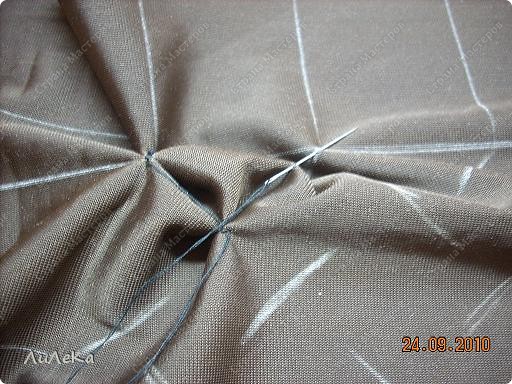  Мастер-класс Шитьё: Подушка с буфами "Плетенка" Нитки, Ткань. Фото 23