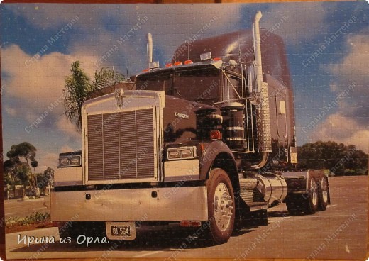 Мастер-класс Мозаика: МК - Создаем из пазлов картину Бумага Отдых. Фото 37