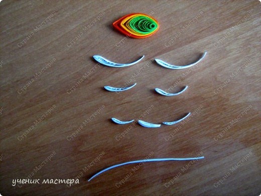 Картина, панно, Мастер-класс, Квиллинг, : Сказочная гостья Бумага . Фото 10 Картина, панно, Мастер-класс, Квиллинг, : Сказочная гостья Бумага . Фото 10