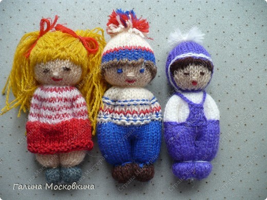 Мастер-класс Вязание: Куколки для внучек Нитки. Фото 1