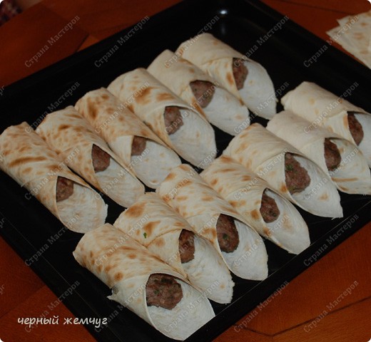  Кулинария, Мастер-класс Рецепт кулинарный: Мини-люля, запеченные в лаваше Продукты пищевые. Фото 8