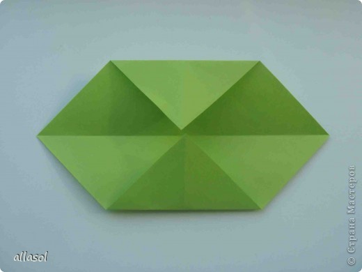 Мастер-класс, Оригами, : Гофрированный листок клена. Бумага День учителя, . Фото 4