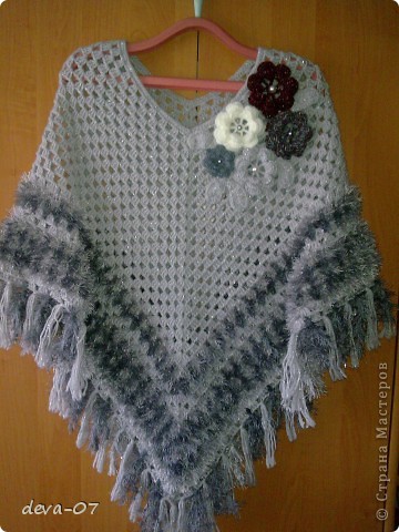 Авторские вязаные крючком шали