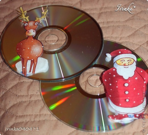 Декор предметов, Мастер-класс Декупаж: Новогодний декупаж. Мастер-класс Бутылки, Клей, Салфетки Новый год, Отдых. Фото 4