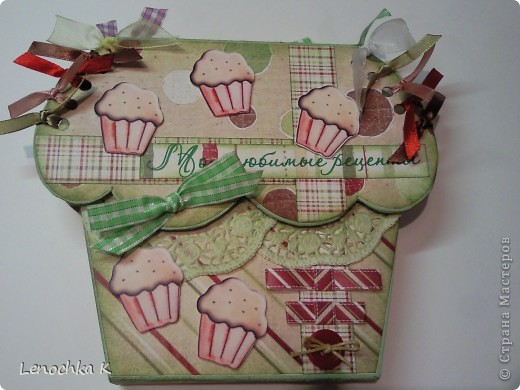 Мастер-класс, Скрапбукинг: Кулинарная коробочка-блокнот (обещанный МК) Картон, Тесьма, шнур Новый год. Фото 23 Мастер-класс, Скрапбукинг: Кулинарная коробочка-блокнот (обещанный МК) Картон, Тесьма, шнур Новый год. Фото 23