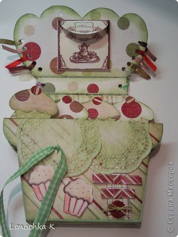 Мастер-класс, Скрапбукинг: Кулинарная коробочка-блокнот (обещанный МК) Картон, Тесьма, шнур Новый год. Фото 22 Мастер-класс, Скрапбукинг: Кулинарная коробочка-блокнот (обещанный МК) Картон, Тесьма, шнур Новый год. Фото 22