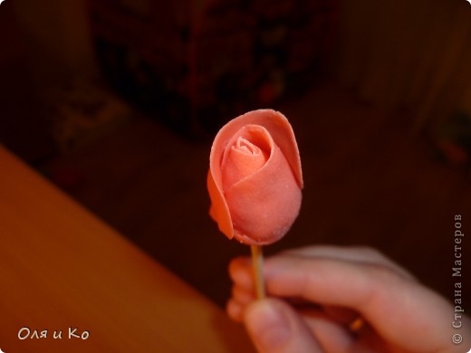 Мастер-класс,  Лепка, : Лепим соленую розу. Продолжение Тесто соленое 8 марта, . Фото 13