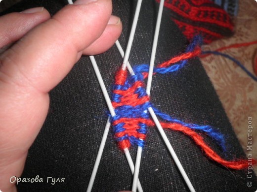  Мастер-класс Вязание: Яркие носки с орнаментом. Нитки. Фото 7