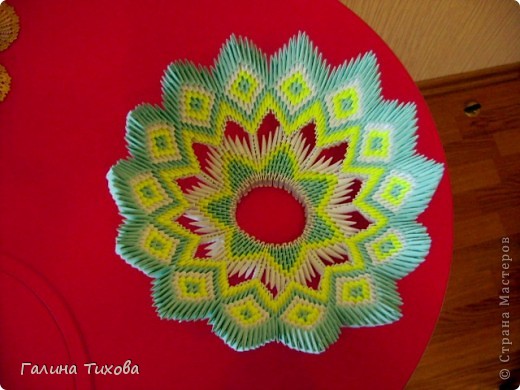 origami lėkštė
