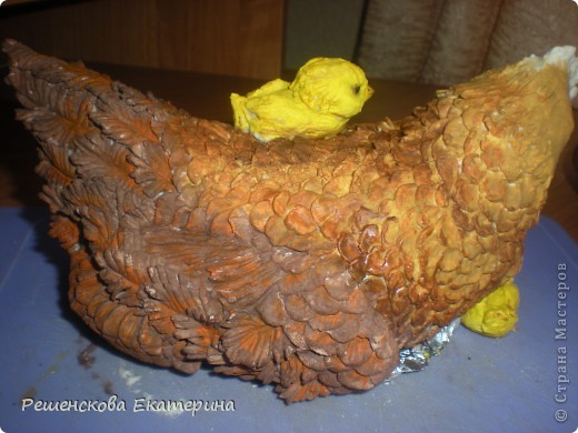 Мастер-класс, Поделка, изделие Роспись: Курочка-наседка. Роспись. (соленое тесто) Гуашь, Тесто соленое Пасха. Фото 10 Мастер-класс, Поделка, изделие Роспись: Курочка-наседка. Роспись. (соленое тесто) Гуашь, Тесто соленое Пасха. Фото 10