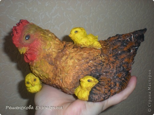 Мастер-класс, Поделка, изделие Роспись: Курочка-наседка. Роспись. (соленое тесто) Гуашь, Тесто соленое Пасха. Фото 15 Мастер-класс, Поделка, изделие Роспись: Курочка-наседка. Роспись. (соленое тесто) Гуашь, Тесто соленое Пасха. Фото 15