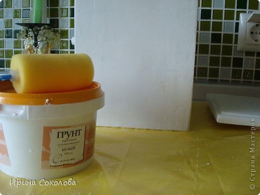 Декор предметов, Мастер-класс Декупаж: Новая жизнь старого скворечника Картон, Клей, Краска, Пастель, Салфетки Отдых, Праздник осени. Фото 7