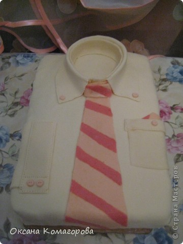 Кулинария Рецепт кулинарный: Тортик РУБАШЕЧКА (медовик + мастика) Продукты пищевые День рождения. Фото 1 Кулинария Рецепт кулинарный: Тортик РУБАШЕЧКА (медовик + мастика) Продукты пищевые День рождения. Фото 1