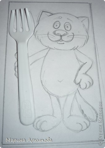  Мастер-класс Лепка: Котик-коток Тесто соленое. Фото 2