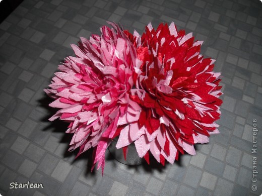 Мастер-класс Шитьё: хризантема  Ткань. Фото 9