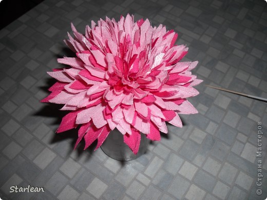 Мастер-класс Шитьё: хризантема  Ткань. Фото 1
