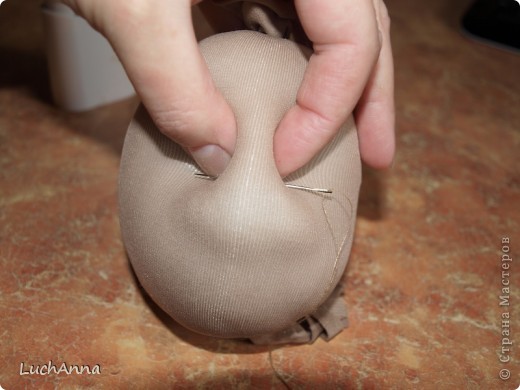  Куклы, Мастер-класс Шитьё: МК кукольный нос Капрон. Фото 11