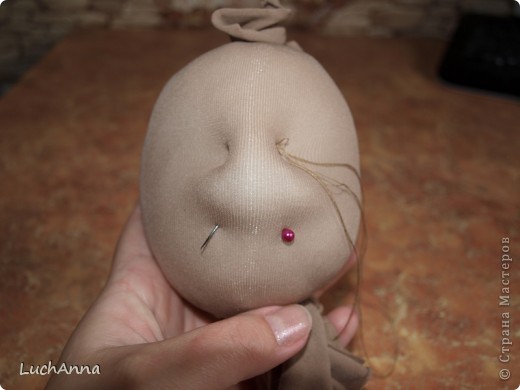  Куклы, Мастер-класс Шитьё: МК кукольный нос Капрон. Фото 15