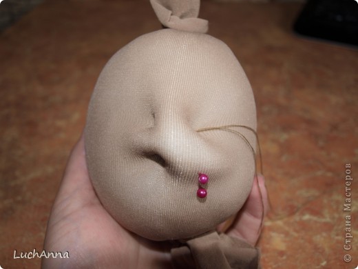  Куклы, Мастер-класс Шитьё: МК кукольный нос Капрон. Фото 17