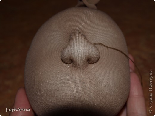  Куклы, Мастер-класс Шитьё: МК кукольный нос Капрон. Фото 23