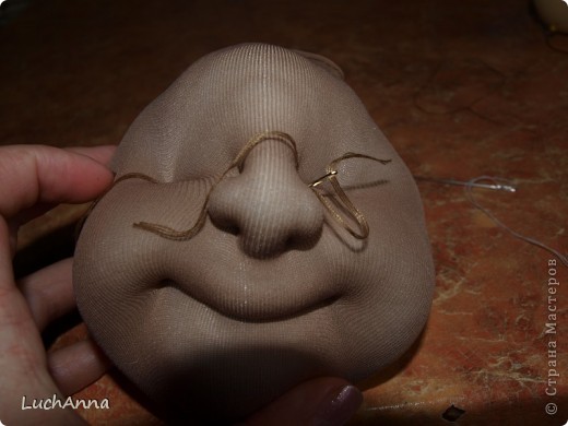  Куклы, Мастер-класс Шитьё: МК кукольный нос Капрон. Фото 37