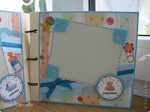 Открытка, Скрапбукинг Аппликация, Ассамбляж: Еще один мой дебют.... Бумага, Бусинки, Клей, Кружево, Ленты День рождения. Фото 7